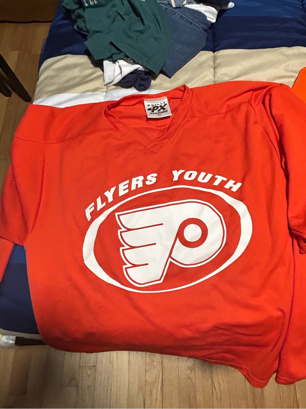 Flyers Youth Orange Graphic Kids Jersey